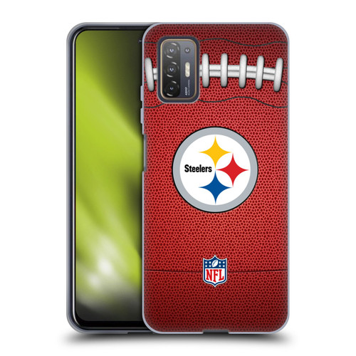 NFL Pittsburgh Steelers Graphics Football Soft Gel Case for HTC Desire 21 Pro 5G
