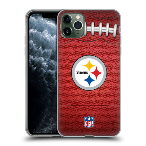 NFL Pittsburgh Steelers Graphics Football Soft Gel Case for Apple iPhone 11 Pro Max