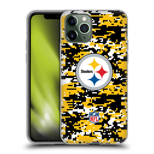 NFL Pittsburgh Steelers Graphics Digital Camouflage Soft Gel Case for Apple iPhone 11 Pro