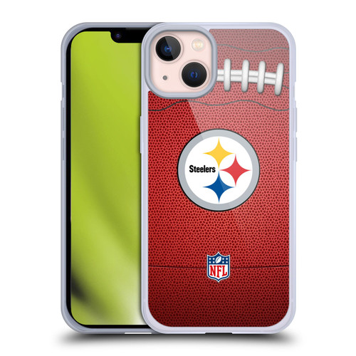 NFL Pittsburgh Steelers Graphics Football Soft Gel Case for Apple iPhone 13 NFL Pittsburgh Steelers Graphics Football Soft Gel Case for Apple iPhone 13
