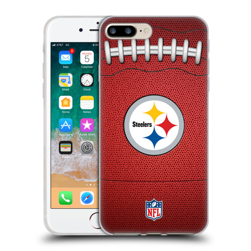 NFL Pittsburgh Steelers Graphics Football Soft Gel Case for Apple iPhone 7 Plus / iPhone 8 Plus
