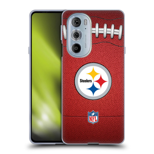 NFL Pittsburgh Steelers Graphics Football Soft Gel Case for Motorola Edge X30