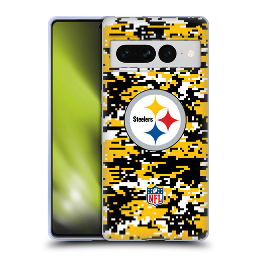 NFL Pittsburgh Steelers Graphics Digital Camouflage Soft Gel Case for Google Pixel 7 Pro NFL Pittsburgh Steelers Graphics Digital Camouflage Soft Gel Case for Google Pixel 7 Pro