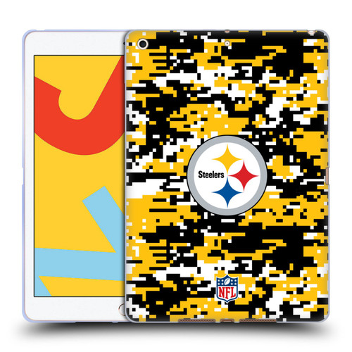 NFL Pittsburgh Steelers Graphics Digital Camouflage Soft Gel Case for Apple iPad 10.2 2019/2020/2021