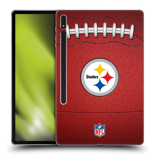 NFL Pittsburgh Steelers Graphics Football Soft Gel Case for Samsung Galaxy Tab S8 Plus
