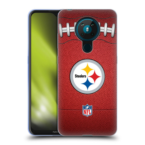 NFL Pittsburgh Steelers Graphics Football Soft Gel Case for Nokia 5.3