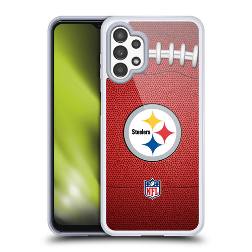 NFL Pittsburgh Steelers Graphics Football Soft Gel Case for Samsung Galaxy A13 (2022) NFL Pittsburgh Steelers Graphics Football Soft Gel Case for Samsung Galaxy A13 (2022)