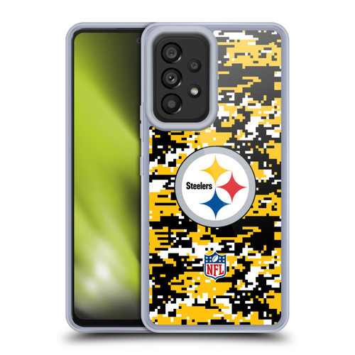 NFL Pittsburgh Steelers Graphics Digital Camouflage Soft Gel Case for Samsung Galaxy A53 5G (2022)