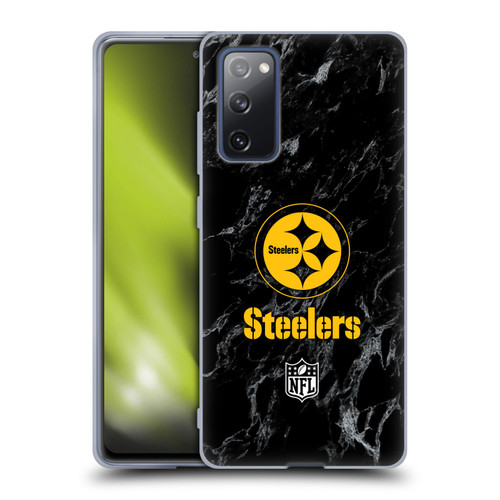 NFL Pittsburgh Steelers Graphics Coloured Marble Soft Gel Case for Samsung Galaxy S20 FE / 5G