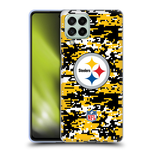 NFL Pittsburgh Steelers Graphics Digital Camouflage Soft Gel Case for Samsung Galaxy M53 (2022)