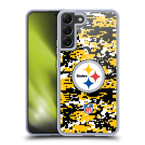 NFL Pittsburgh Steelers Graphics Digital Camouflage Soft Gel Case for Samsung Galaxy S22+ 5G