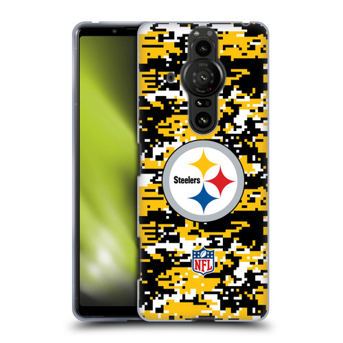 NFL Pittsburgh Steelers Graphics Digital Camouflage Soft Gel Case for Sony Xperia Pro-I
