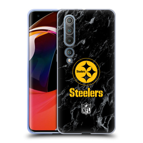 NFL Pittsburgh Steelers Graphics Coloured Marble Soft Gel Case for Xiaomi Mi 10 5G / Mi 10 Pro 5G