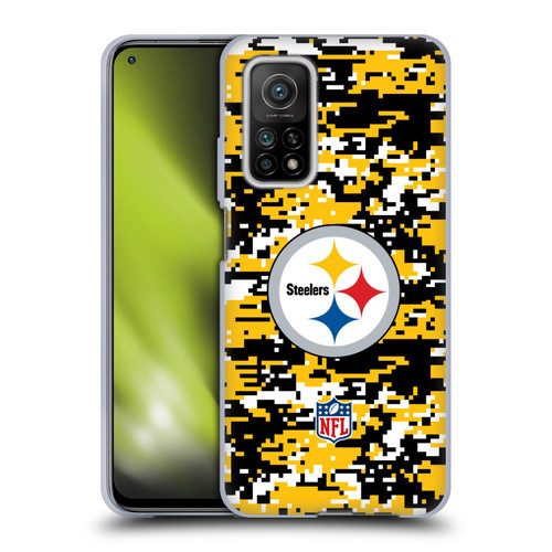 NFL Pittsburgh Steelers Graphics Digital Camouflage Soft Gel Case for Xiaomi Mi 10T 5G