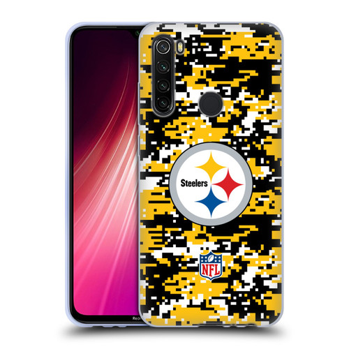 NFL Pittsburgh Steelers Graphics Digital Camouflage Soft Gel Case for Xiaomi Redmi Note 8T