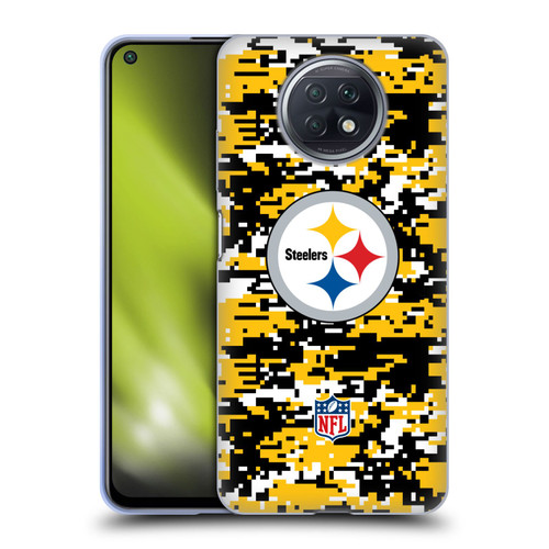 NFL Pittsburgh Steelers Graphics Digital Camouflage Soft Gel Case for Xiaomi Redmi Note 9T 5G