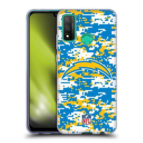 NFL Los Angeles Chargers Graphics Digital Camouflage Soft Gel Case for Huawei P Smart (2020)