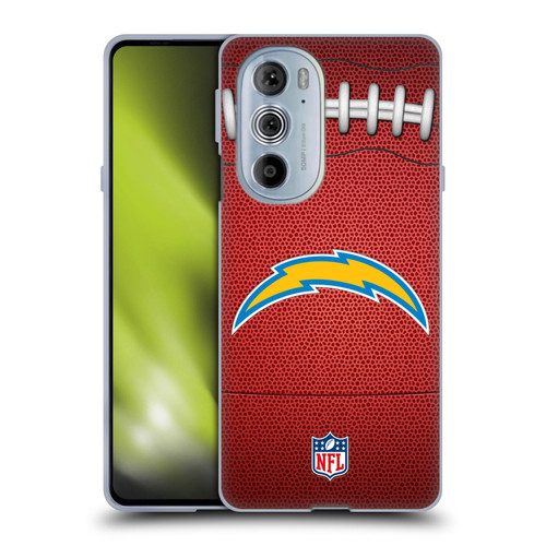 NFL Los Angeles Chargers Graphics Football Soft Gel Case for Motorola Edge X30