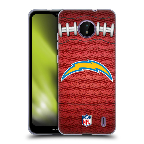 NFL Los Angeles Chargers Graphics Football Soft Gel Case for Nokia C10 / C20
