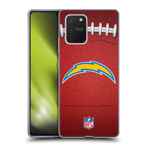 NFL Los Angeles Chargers Graphics Football Soft Gel Case for Samsung Galaxy S10 Lite