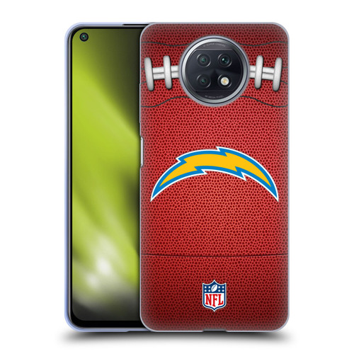 NFL Los Angeles Chargers Graphics Football Soft Gel Case for Xiaomi Redmi Note 9T 5G
