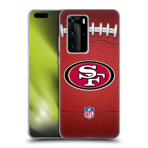 NFL San Francisco 49ers Graphics Football Soft Gel Case for Huawei P40 Pro / P40 Pro Plus 5G