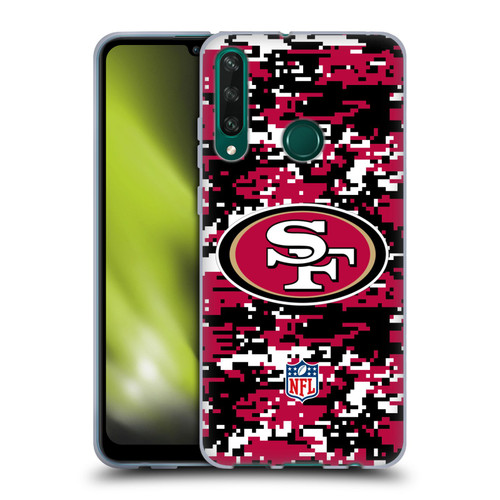 NFL San Francisco 49ers Graphics Digital Camouflage Soft Gel Case for Huawei Y6p