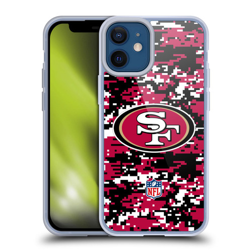 NFL San Francisco 49ers Graphics Digital Camouflage Soft Gel Case for Apple iPhone 12 Mini NFL San Francisco 49ers Graphics Digital Camouflage Soft Gel Case for Apple iPhone 12 Mini