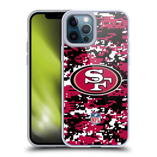 NFL San Francisco 49ers Graphics Digital Camouflage Soft Gel Case for Apple iPhone 12 Pro Max NFL San Francisco 49ers Graphics Digital Camouflage Soft Gel Case for Apple iPhone 12 Pro Max