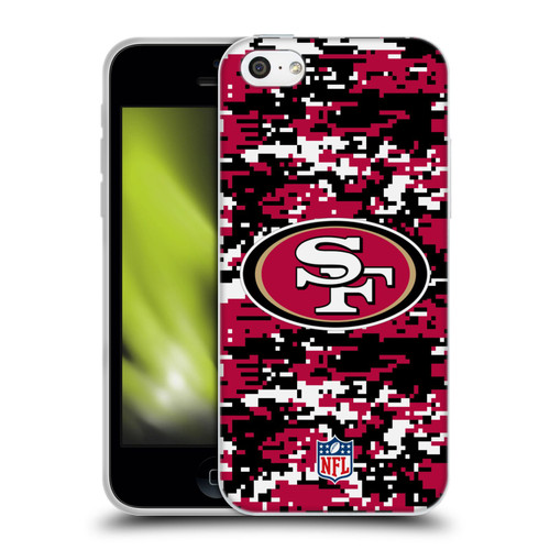 NFL San Francisco 49ers Graphics Digital Camouflage Soft Gel Case for Apple iPhone 5c