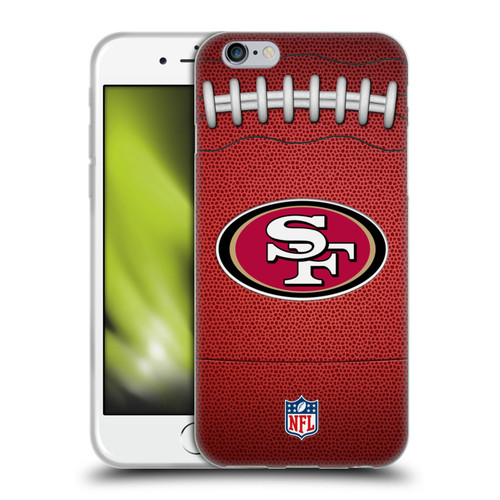 NFL San Francisco 49ers Graphics Football Soft Gel Case for Apple iPhone 6 / iPhone 6s