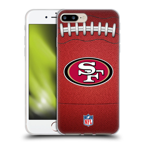 NFL San Francisco 49ers Graphics Football Soft Gel Case for Apple iPhone 7 Plus / iPhone 8 Plus