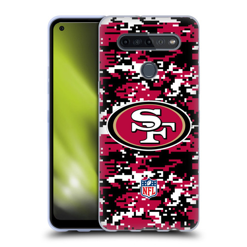 NFL San Francisco 49ers Graphics Digital Camouflage Soft Gel Case for LG K51S