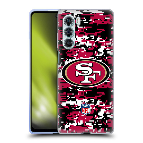 NFL San Francisco 49ers Graphics Digital Camouflage Soft Gel Case for Motorola Edge S30 / Moto G200 5G