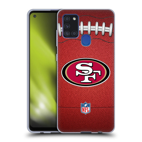 NFL San Francisco 49ers Graphics Football Soft Gel Case for Samsung Galaxy A21s (2020)