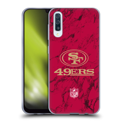 NFL San Francisco 49ers Graphics Coloured Marble Soft Gel Case for Samsung Galaxy A50/A30s (2019)