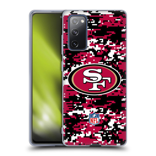 NFL San Francisco 49ers Graphics Digital Camouflage Soft Gel Case for Samsung Galaxy S20 FE / 5G