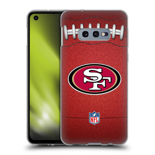 NFL San Francisco 49ers Graphics Football Soft Gel Case for Samsung Galaxy S10e
