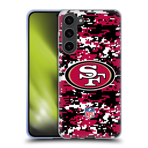 NFL San Francisco 49ers Graphics Digital Camouflage Soft Gel Case for Samsung Galaxy S23+ 5G