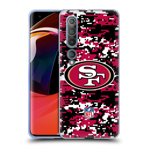 NFL San Francisco 49ers Graphics Digital Camouflage Soft Gel Case for Xiaomi Mi 10 5G / Mi 10 Pro 5G