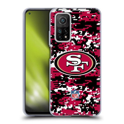 NFL San Francisco 49ers Graphics Digital Camouflage Soft Gel Case for Xiaomi Mi 10T 5G