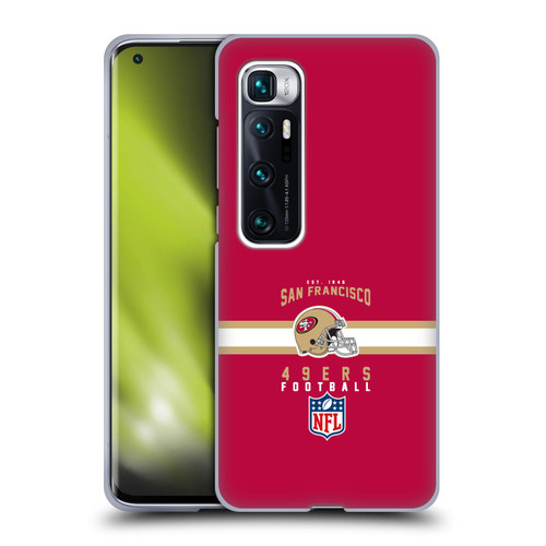 NFL San Francisco 49ers Graphics Helmet Typography Soft Gel Case for Xiaomi Mi 10 Ultra 5G