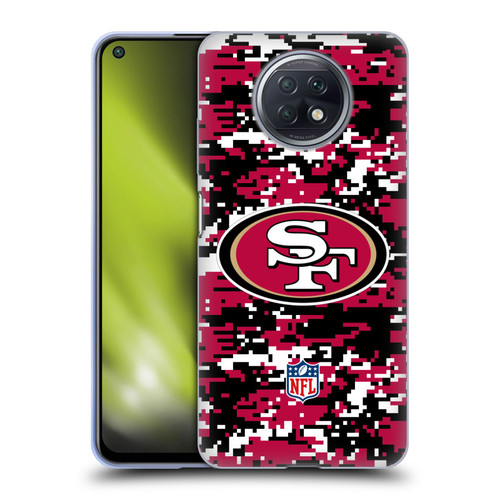 NFL San Francisco 49ers Graphics Digital Camouflage Soft Gel Case for Xiaomi Redmi Note 9T 5G