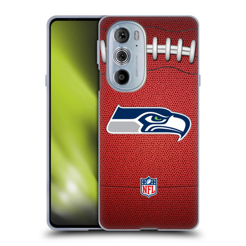 NFL Seattle Seahawks Graphics Football Soft Gel Case for Motorola Edge X30