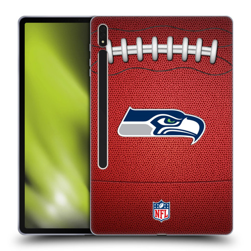 NFL Seattle Seahawks Graphics Football Soft Gel Case for Samsung Galaxy Tab S8 Plus