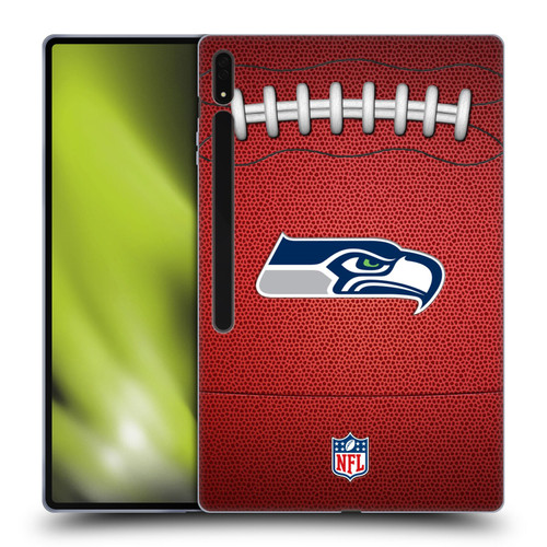 NFL Seattle Seahawks Graphics Football Soft Gel Case for Samsung Galaxy Tab S8 Ultra