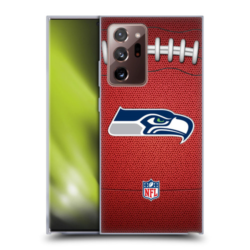 NFL Seattle Seahawks Graphics Football Soft Gel Case for Samsung Galaxy Note20 Ultra / 5G