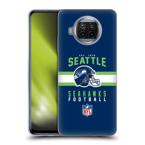 NFL Seattle Seahawks Graphics Helmet Typography Soft Gel Case for Xiaomi Mi 10T Lite 5G