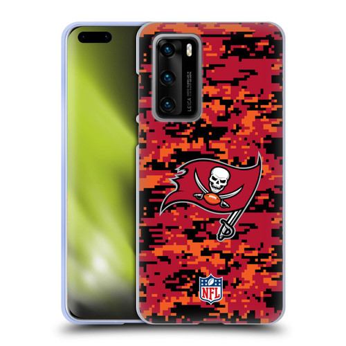 NFL Tampa Bay Buccaneers Graphics Digital Camouflage Soft Gel Case for Huawei P40 5G