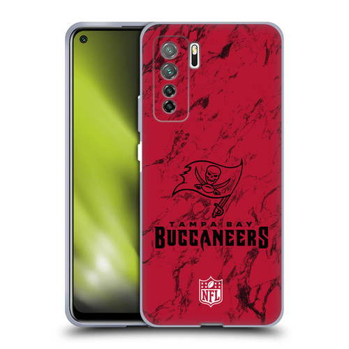 NFL Tampa Bay Buccaneers Graphics Coloured Marble Soft Gel Case for Huawei Nova 7 SE/P40 Lite 5G